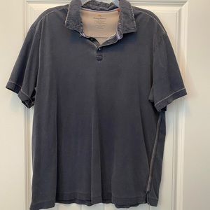 Tommy Bahama shirt Mens size large button down polo gray short sleeve